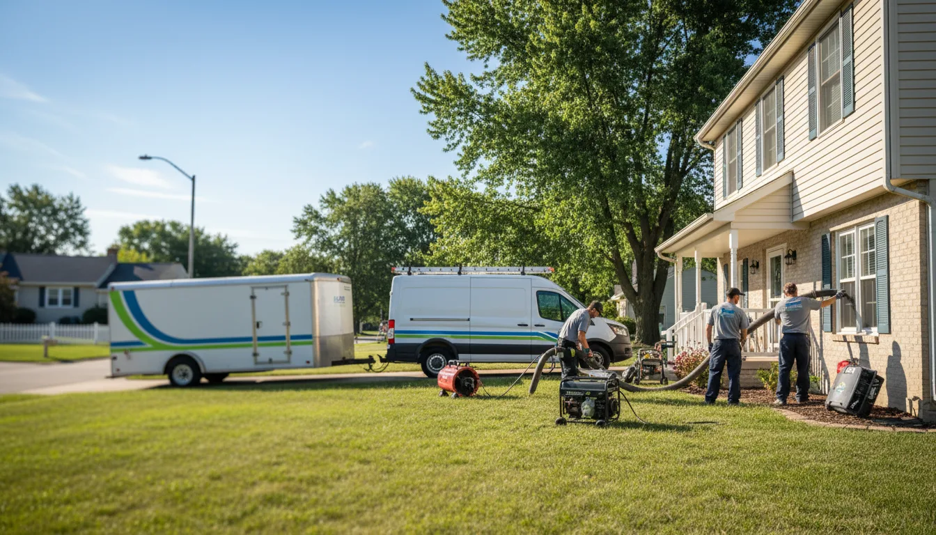 Flooded Basement Restoration And Cleanup With Repair in Delphos, OH near me